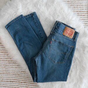 Levi’s 502 Jeans Mens Size 30W 30L Medium Blue Wash Denim Straight Leg Classic